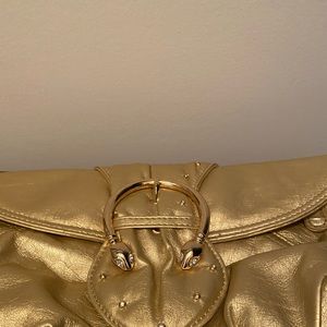 Gold Cache clutch